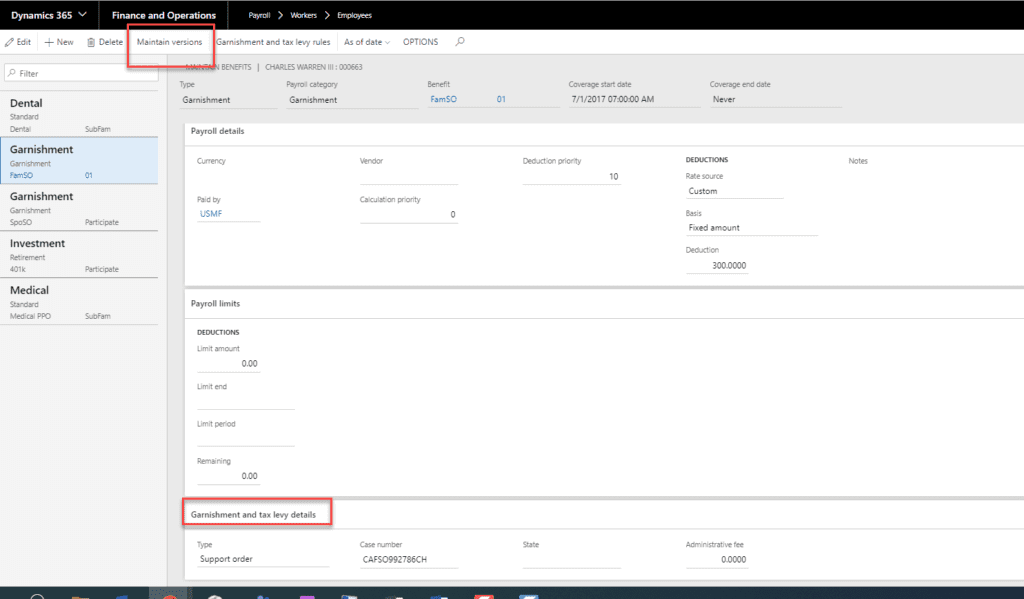 Microsoft Dynamics 365 Payroll Tips & Tricks for Benefits – Maintaining ...